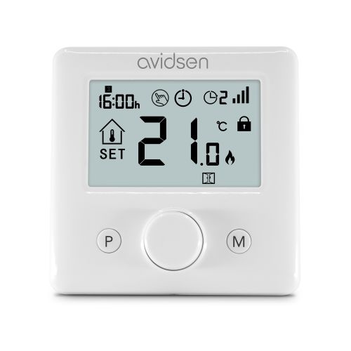 Thermostat sans fil connecté HomeFlow WL AVIDSEN HOME pour chaudière - AVIDSEN - 127047 pas cher Secondaire 2 L