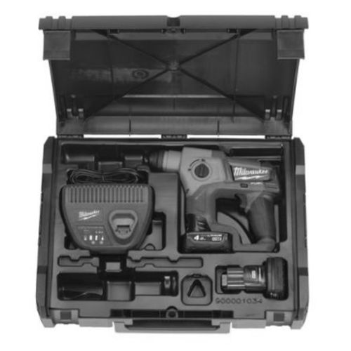 Perforateur SDS Plus M12 FUEL CH-402X + 2 batteries 4Ah + chargeur + coffret HD-BOX - MILWAUKEE TOOL - 4933446049 pas cher Secondaire 8 L