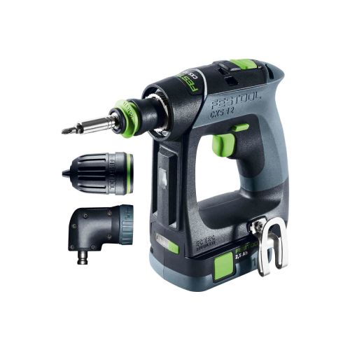 Perceuse-visseuse 10,8 V CXS 12 2,5-Set + 2 batteries 2,5 Ah + chargeur + coffret SYSTAINER SYS3 DF M 187 FESTOOL 576865 photo du produit Secondaire 1 L