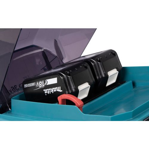 Tondeuse 2x18V LXT 53cm + 2 batteries 5Ah + chargeur - MAKITA - DLM538CT2 pas cher Secondaire 11 L