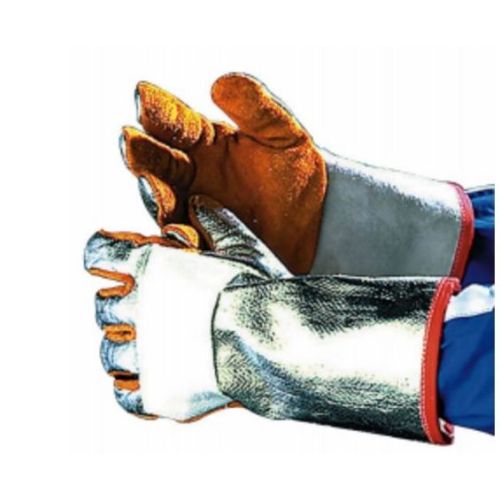 Gants de soudeur STOPCALOR ALU argent/marron T10 SAF-FRO W000010420 photo du produit Principale L