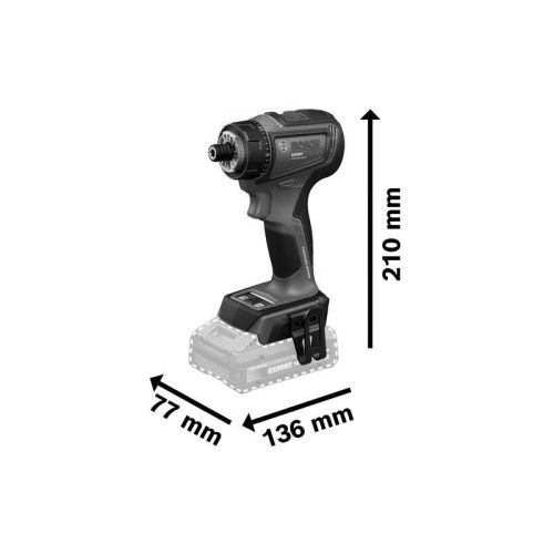 Perceuse-visseuse EXSR18V-90FC (sans batterie ni chargeur) avec accessoires GFA 18-M et GFA 18-H + L-BOXX - BOSCH EXPERT - 06019R2002 pas cher Secondaire 3 L