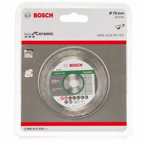 Disque céramique D.76 GWS 12 76V-EC BOSCH 2608615020 photo du produit Secondaire 2 L