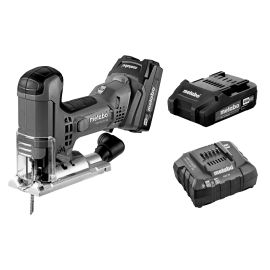 Scie sauteuse 18V STA 18 LTX 100 + 2 batteries 2 Ah + chargeur + coffret - METABO - 601002510 pas cher Principale M