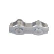 Serre c&acirc;ble plat &agrave; 2 boulons 5mm en acier zingu&eacute; - CHAPUIS - 310/5Z pas cher
