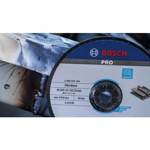 Meule à ébarber pour métaux 230 x 6 x 22,23 mm BOSCH 2608600228 photo du produit Secondaire 3 L