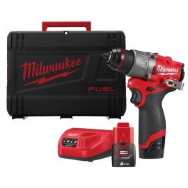 Perceuse-visseuse 12V M12 FUEL™ Milwaukee M12 FDD2-202X + 2 batteries 2.0Ah + chargeur + coffret HD BOX - 4933479873 photo du produit Principale M