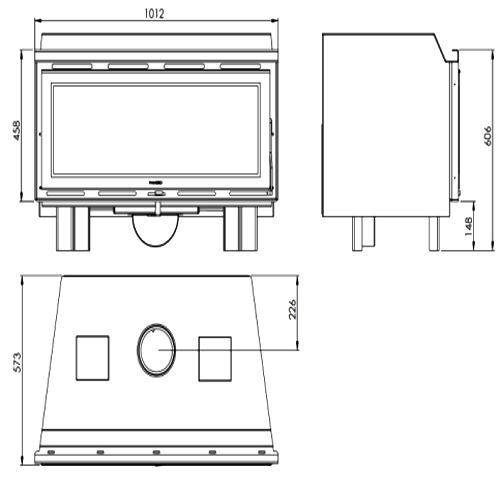 Insert C-VISION 606x1120x573 - PANADERO - 19104 pas cher Secondaire 2 L