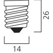 Lampe TOLEDO RETRO flamme 827 E14 4,5W 470lm nouveau modèle - SYLVANIA - 0029373 pas cher Secondaire 2 S