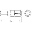 Embout TORSIONPOWER 6 pans 1,5 mm KS TOOLS 918.3401 photo du produit Secondaire 1 S