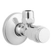 Robinet d'arrêt équerre 1/2'' - GROHE - 41263000 pas cher