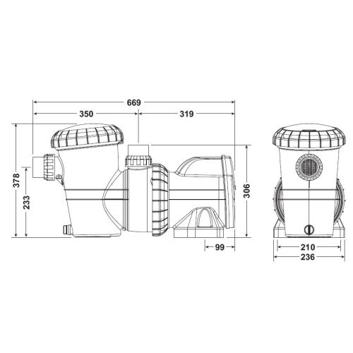 Pompe standard 1,5 cv SILENSOR DAVEY MNC-100-0012 photo du produit Secondaire 1 L