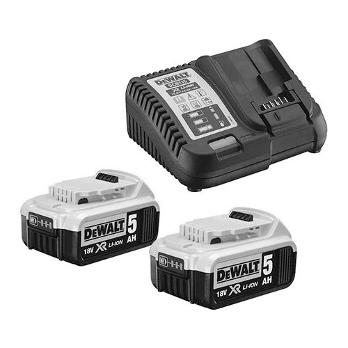 Taille-haies XR 18V + 2 batteries Li-ion 5Ah + chargeur - DEWALT - DCM563P2 pas cher Secondaire 2 L