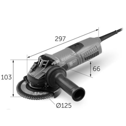 Meuleuse 1300W CG 13-125V – FEIN - 72228060000 pas cher Secondaire 1 L