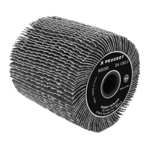 Brosse à lamelles abrasives diamètre 80mm - PEUGEOT OUTIILLAGE - 800285 pas cher