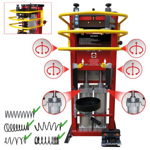 Station de compresseur de ressort d'amortisseur 2,4 T KS TOOLS 500.8810 photo du produit Secondaire 2 L