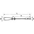 Tournevis pose-vis pour vis à fente 3x100mm - SAM OUTILLAGE - 267-P-3 pas cher Secondaire 1 S