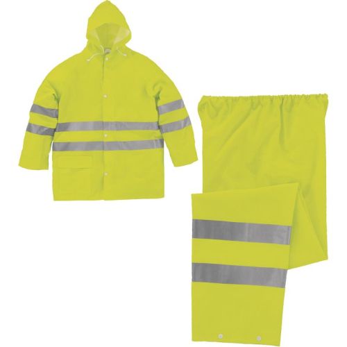 Ensemble de pluie 604 en PVC haute visibilité jaune fluo TL DELTA PLUS EN604JAGT photo du produit Principale L