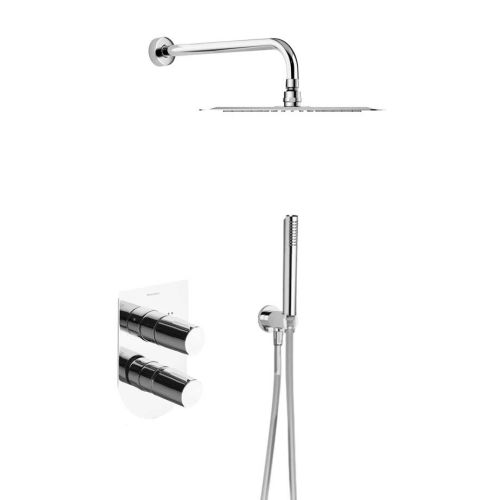 Mitigeur bain-douche à encastrer avec ensemble 2 voies TZAR K3415021 - RAMON SOLER - 34D302878 pas cher