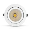 Spot LED escargot BOUTICA rond 4000 K inclinable et orientable 40 W MIIDEX LIGHTING 76744 photo du produit Secondaire 2 S