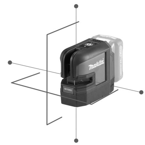 Laser lignes et 4 points croix CXT 12V max 25m (sans batterie ni chargeur) - MAKITA - SK106DZ pas cher Secondaire 1 L