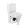 Pack WC avec broyeur 400W et abattant silencio THE GAP RIMLESS complet - ROCA - A34T0N2000 pas cher