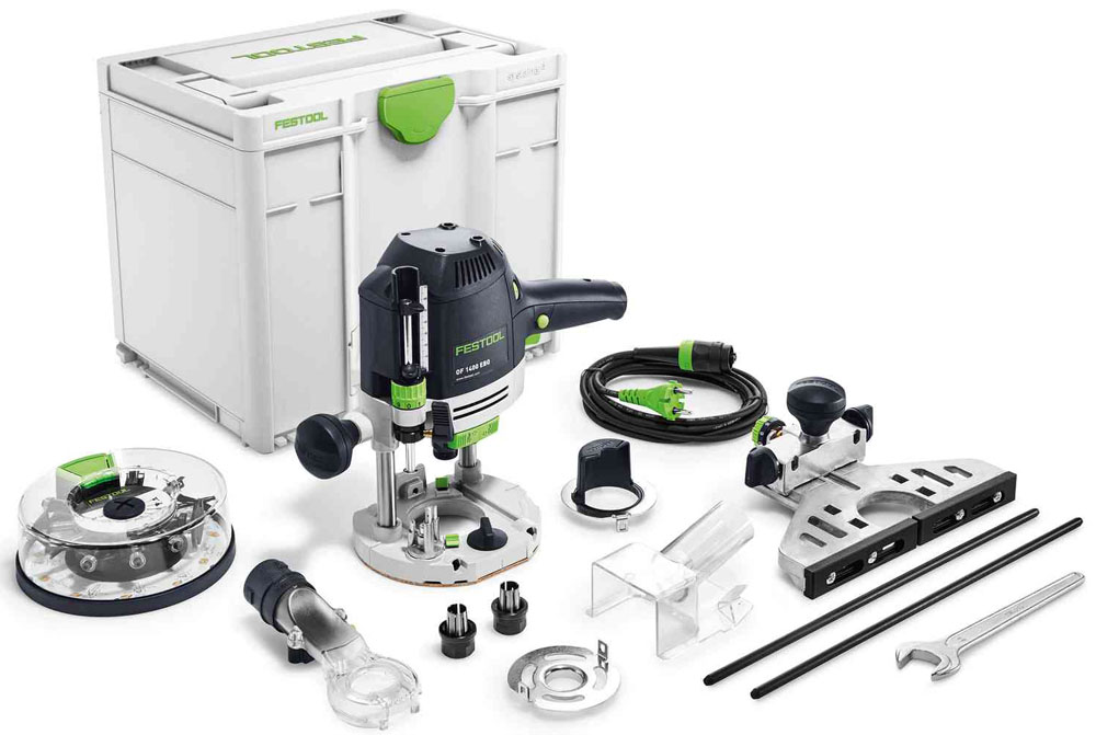 Défonceuse OF 1400 EBQ Plus + Box OF FESTOOL avec accessoires Systainer 576540 - vue 2
