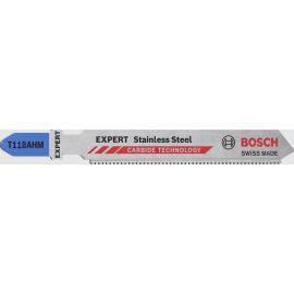 Lame de scie sauteuse Expert T 118 AHM for Stainless Steel pack de 03 - BOSCH - 2608900561 pas cher Principale M