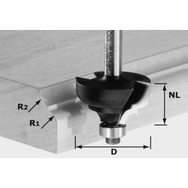 Fraise multi-profils Festool HW S8 D36,7/R6/R6 - 491031 pas cher Principale M