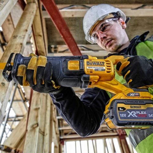 Scie sabre 54 V XR FLEXVOLT (sans batterie ni chargeur) + coffret T-STAK IV DEWALT DCS389NT-XJ photo du produit Secondaire 8 L