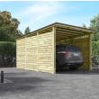 Carport en bois CESAR 17,7 m² FOREST STYLE 3828 photo du produit Secondaire 6 S