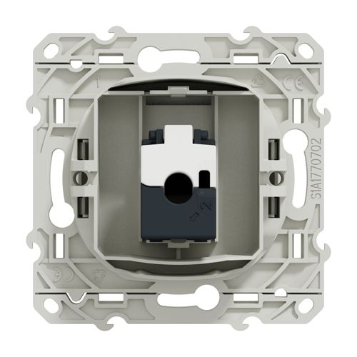 Prise RJ45 ODACE grade 1 catégorie 5 UTP à vis - SCHNEIDER ELECTRIC - S520471 pas cher Secondaire 2 L