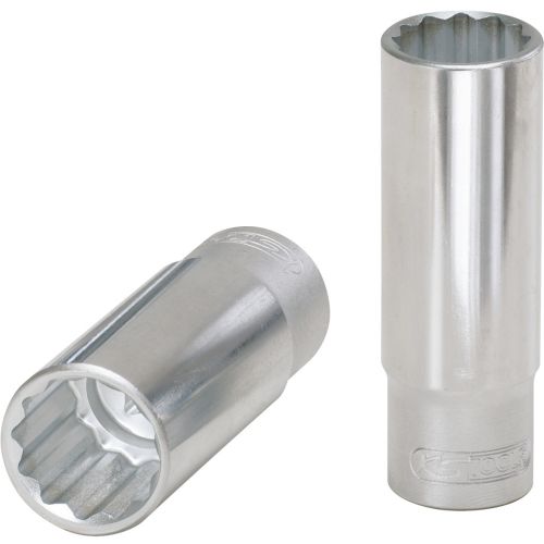 Douille 1/2'' longue en chrome vanadium 12 pans 3/8'' KS TOOLS 917.1287 photo du produit