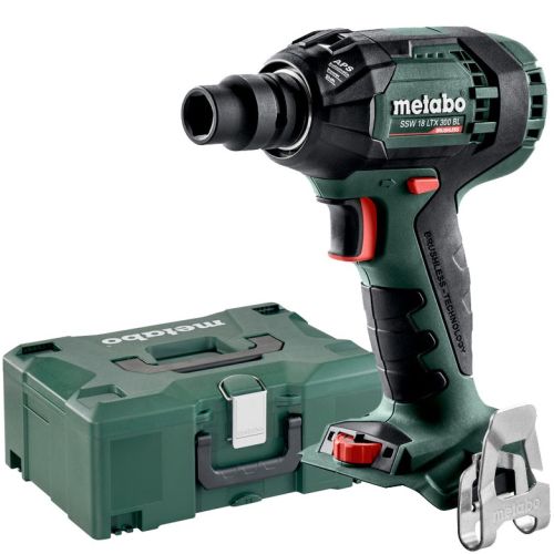 Visseuse à chocs 18V SSW 18 LTX 300 BL (sans batterie ni chargeur) + coffret MetaBox 145 - METABO - 602395840 pas cher