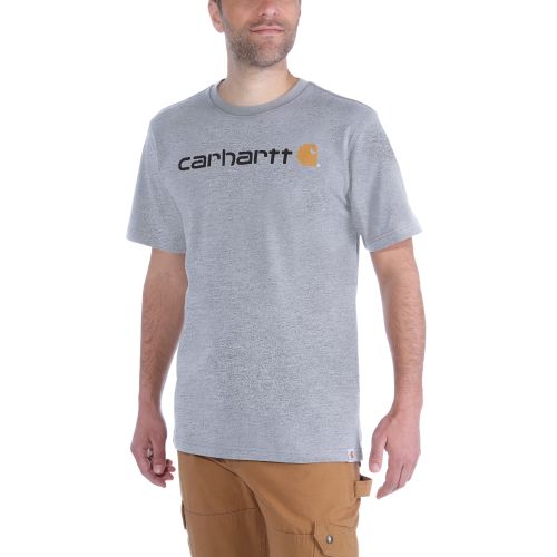 T-shirt manches courtes CORE LOGO TS gris CARHARTT S1103361034S photo du produit Secondaire 1 L