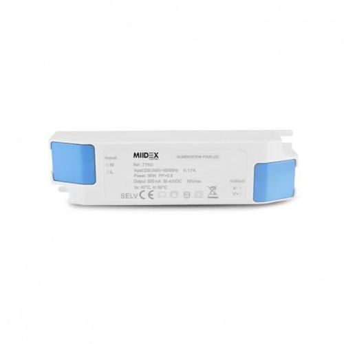Plafonnier LED GALAXIE aluminium 295 x 1195 mm 38 W 6000 K MIIDEX LIGHTING 7760 photo du produit Secondaire 2 L