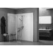 Paroi douche LEVELBEST avec segment pivotant 800x400mm - AKW - 27018 pas cher Secondaire 3 S