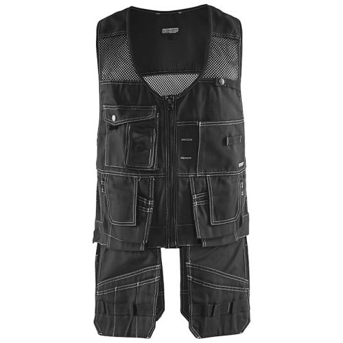 Gilet porte-outils X1500 polycoton noir TS - BL&Aring;KL&Auml;DER - 310013809900S pas cher