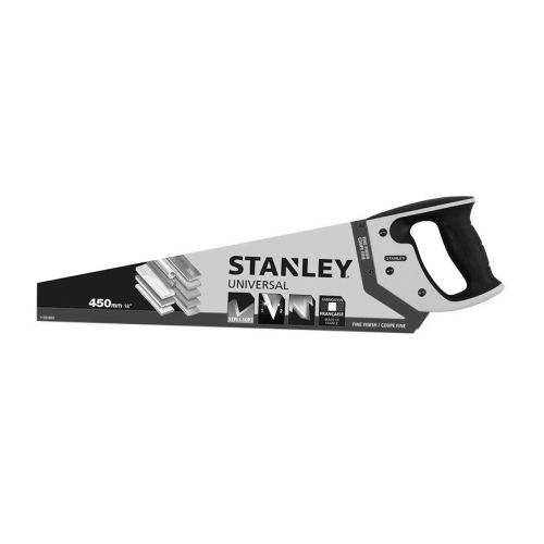 Scie égoïne à bois universelle 450 mm - STANLEY - 1-20-003 pas cher