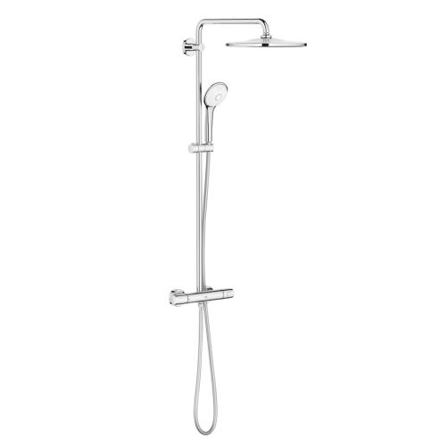 Colonne de douche EUPHORIA SYSTEM 310 avec mitigeur thermostatique - GROHE PROFESSIONAL - 26384002 pas cher