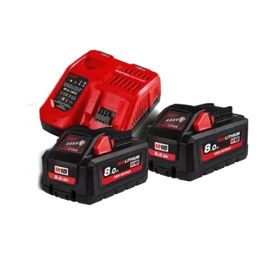 Pack de 2 batteries 18V M18 HNRG HIGH OUTPUT™ 8 Ah+ chargeur M12-18 FC - MILWAUKEE TOOL - 4933471073 pas cher Principale M