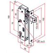 Serrure en retrait GK axe 59 mm pour tube 30 x 30 mm TIRARD GK401104 photo du produit Secondaire 1 S