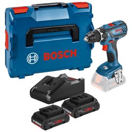 Perceuse-visseuse 18V Bosch GSR 18V-28 + 2 batteries 4 Ah + chargeur + coffret L-Boxx - 06019H410Q photo du produit Principale M