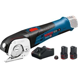 Cisaille 12V Bosch GUS 12V-300 + 2 batteries 3 Ah + chargeur GAL 12V-40 + coffret L-BOXX - 06019B290Y photo du produit Principale M