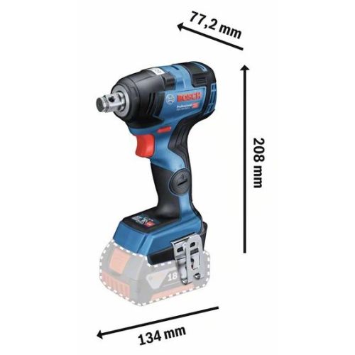 Boulonneuse à choc 18V GDS 18V-200 C Professional (sans batterie ni chargeur) + coffret L-BOXX BOSCH 06019G4301 photo du produit Secondaire 1 L