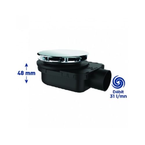 Bonde de douche Smart ultra-plate pour receveur D 90 mm VALENTIN 57680000000 photo du produit Secondaire 2 L