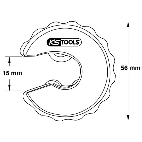 Coupe-tube à cliquet cuivre diamètre 15 mm KS TOOLS 104.2015 photo du produit Secondaire 2 L