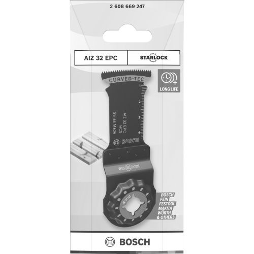 Lame Starlock AIZ 32 EPC pour coupe du bois tendre - BOSCH - 2608669247 pas cher Secondaire 10 L
