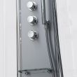 Cabine de douche Hydromassante SILVER HYDRO 80x80 noir THALASSOR SQMN8080 photo du produit Secondaire 3 S