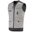 Gilet de travail TROWEL sans manches 9ATTUP gris/noir T0 - LAFONT - LA-9ATTUP-887-0 pas cher